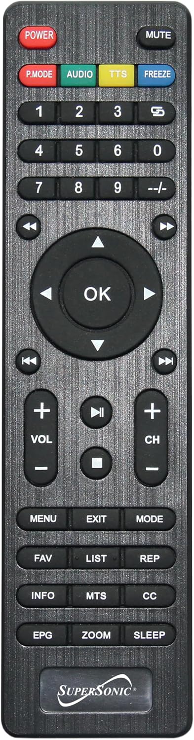 Supersonic P70CPA-CF 2000 Portable LED TV w/ Digital Tuner, 230 Volts, 20 Watts (Used)