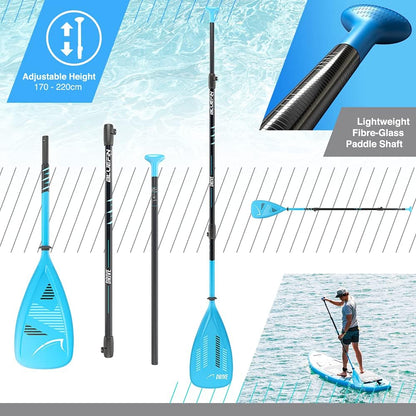 Bluefin Sprint 14' Touring/Race Inflatable Stand Up Paddle Board - Blue, 2019-23 (Like New)
