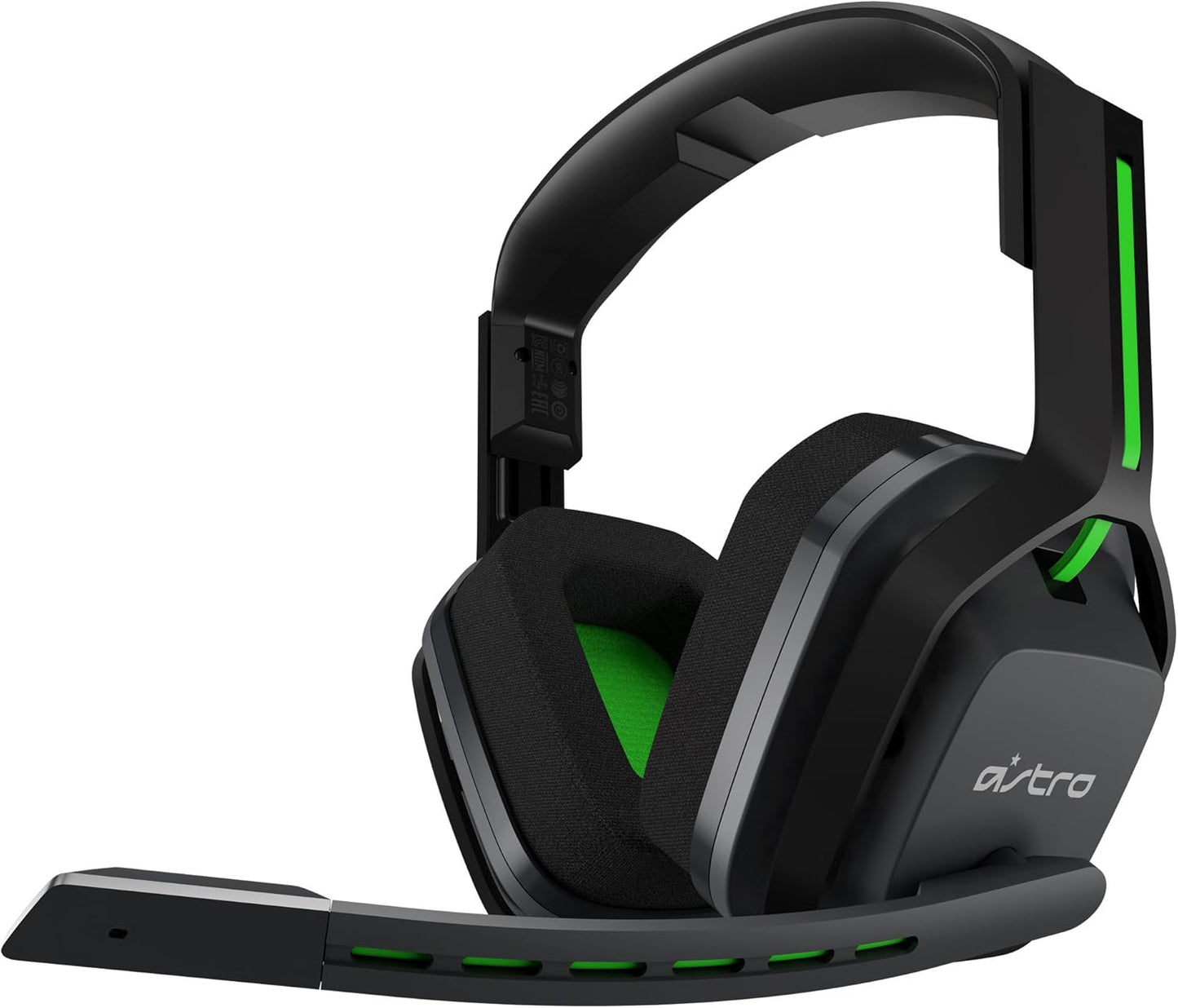 ASTRO Gaming A20 Wireless Headset, 15-Hours Battery Average Life - Black/Green (Used, No Retail Box)