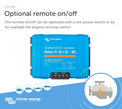 Victron Energy Orion-Tr DC to DC Converter for Dual Battery Systems, 12/12-Volt (Used)