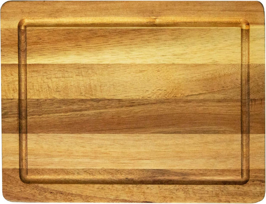 Thirteen Chefs 12" Villa Acacia Small Wood Cutting Board for Fruits & Vegetables (New)