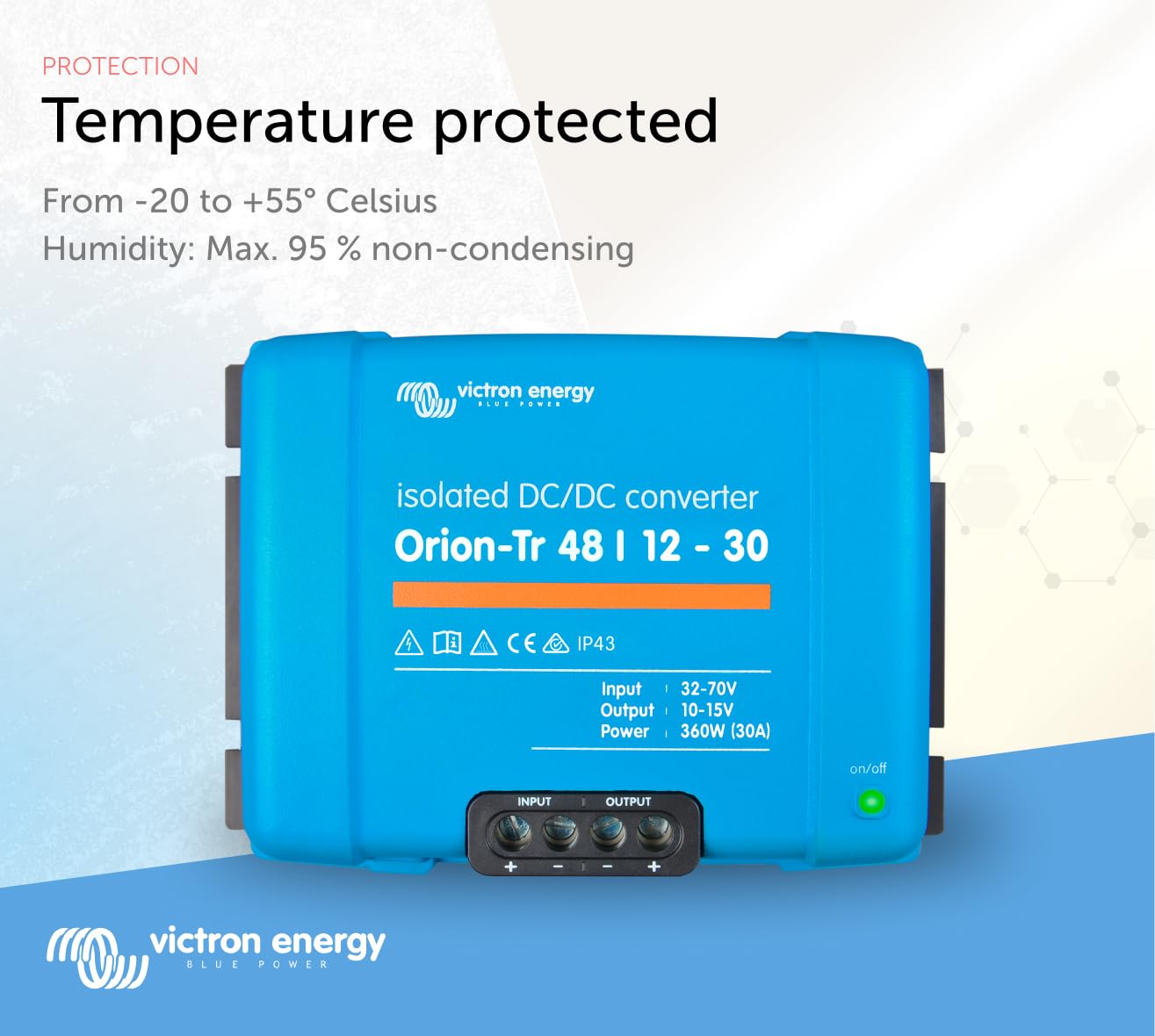 Victron Energy 48/12-Volt Orion-Tr DC to DC Converter for Dual Battery System (Like New)