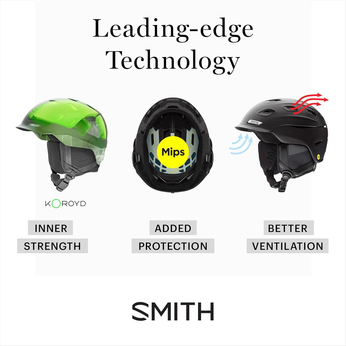 Smith Optics Vantage-MIPS Adult Ski Snowmobile Helmet - Matte Oxide/Large (Like New)