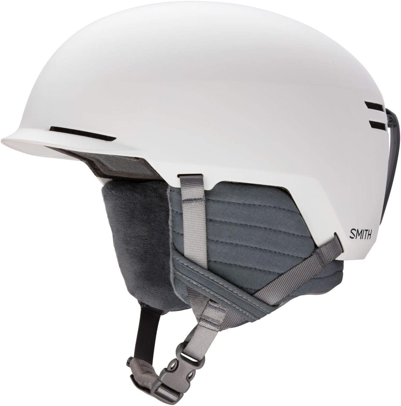 Smith Optics Scout Unisex Snow Helmet w/ Ventilation System - Matte White, Large (Like New)