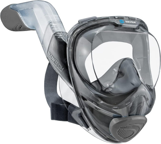 WildHorn Outfitters Seaview 180� V2 Full Face Panoramic Snorkel Mask Medium (Used)