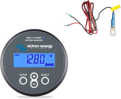 Victron Energy BMV-712 Smart Battery Monitor w/ Bluetooth & Temperature Sensor (Like New)