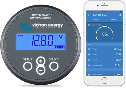 Victron Energy BMV-712 Smart Bluetooth Battery Monitor with Temperature Sensor (Used)