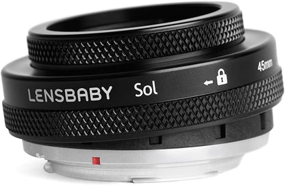 Lensbaby Sol Standard 45mm fixed f/3.5 Selective Focus Lens for Sony E (Like New)