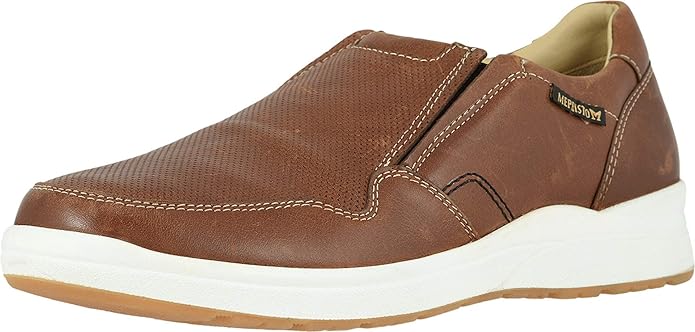 Mephisto Comfortable Pull-On Design Breathable Leather Valter Loafer for Men (Like New, Damaged Retail Box)