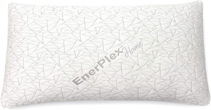 EnerPlex Memory Foam Pillows, Adjustable, CertiPUR-US Certified King - Pack of 1 (New)