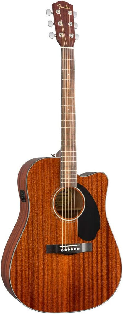 Fender CD-60SCE Dreadnought Cutaway Hard Tail Acoustic Electric Guitar, 6-String (Used)