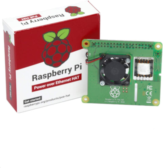 Raspberry Pi Power Over Ethernet (PoE) HAT for 3 B+ and 802.3af PoE Network (Like New)