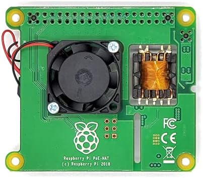 Raspberry Pi Power Over Ethernet (PoE) HAT for 3 B+ and 802.3af PoE Network (Like New)