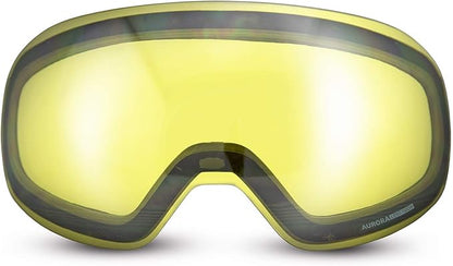 WildHorn Outfitters Roca Replacement Frameless Snow Goggle Lens, Junior - Yellow (New)