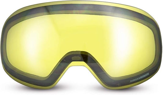 WildHorn Outfitters Roca Replacement Frameless Snow Goggle Lens, Junior - Yellow (New)