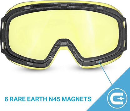 WildHorn Outfitters Roca Replacement Frameless Snow Goggle Lens, Junior - Yellow (New)