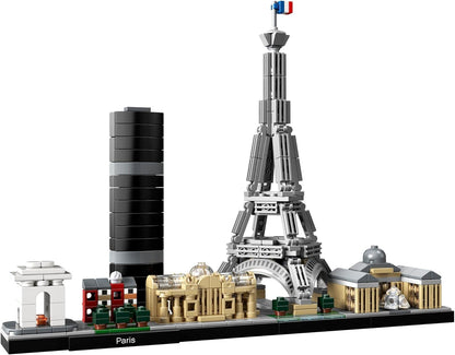 LEGO Architecture Paris Model Building Toy Set for Kids (Ages 12+), 649 Pieces (Like New)