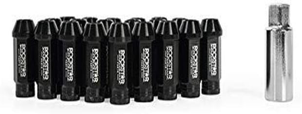 Mishimoto MMLG-125-LOCKRKST Rockstar Aluminum Locking Lug Nuts, M12 x1.25, Black (Like New)