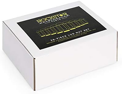 Mishimoto MMLG-125-LOCKRKST Rockstar Aluminum Locking Lug Nuts, M12 x1.25, Black (Like New)