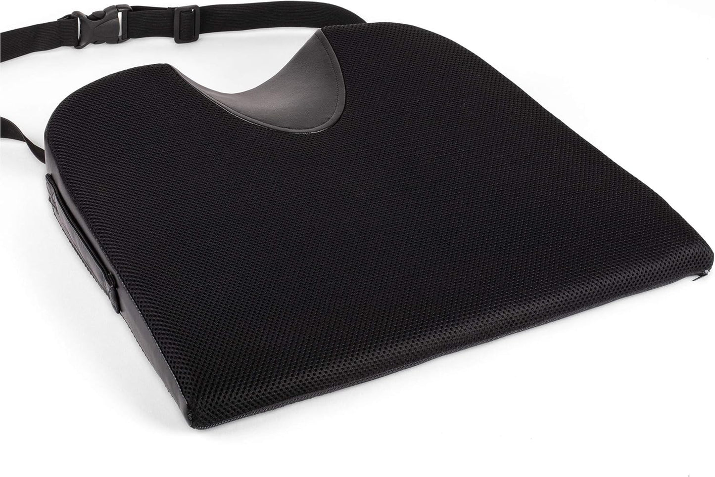 VivaLife Gel Memory Foam Office Chair/Car Seat Cushion, Non-Slip Bottom - Black (Like New, No Retail Box)