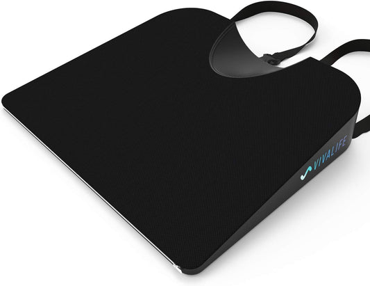 VivaLife 10 Gel Memory Foam Office Chair & Car Seat Cushion w/ Non-Slip Bottom (Used)