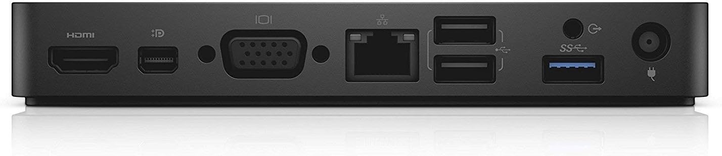 Dell K17A Monitor Dock 4K with 180W Adapter and 7.4mm Barrel, USB-C - Black (Used)