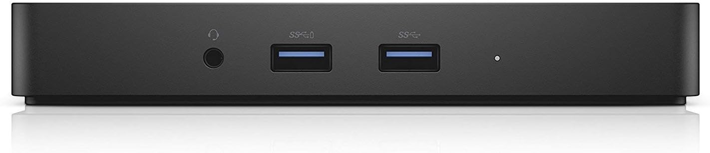 Dell K17A Monitor Dock 4K with 180W Adapter and 7.4mm Barrel, USB-C - Black (Used)