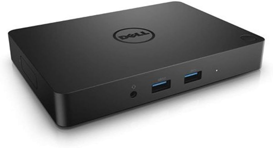 Dell K17A Monitor Dock 4K with 180W Adapter and 7.4mm Barrel, USB-C - Black (Used)