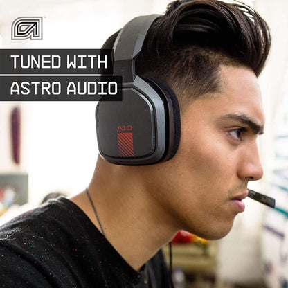 ASTRO Gaming 939-001508-cr A10 Gaming Headset PC, 3.5mm Jack - Black/Red (Used, No Retail Box)