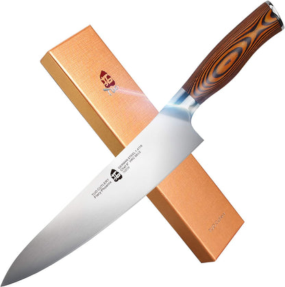 TUO TC0718 8.5" Kiritsuke Chinese Chef Knife, Fiery Phoenix Series (New)