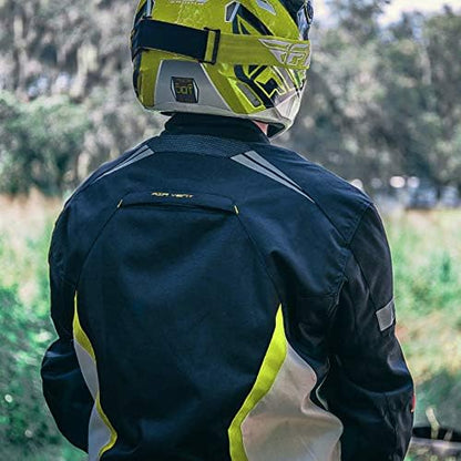 HWK Motorcycle Jacket for Men & Women Scorpion w/ Cordura Fabric, Large - Green (Like New)
