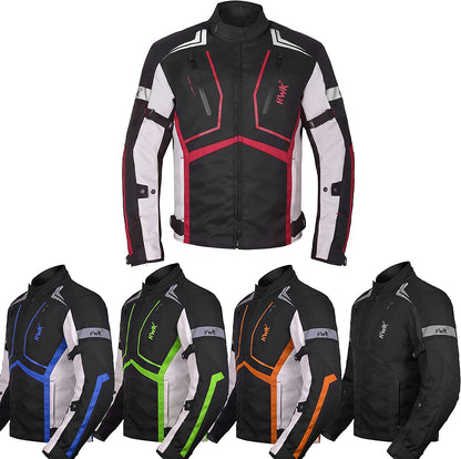 HWK Motorcycle Jacket for Men & Women Scorpion w/Cordura Fabric, S - All-black- (Used)