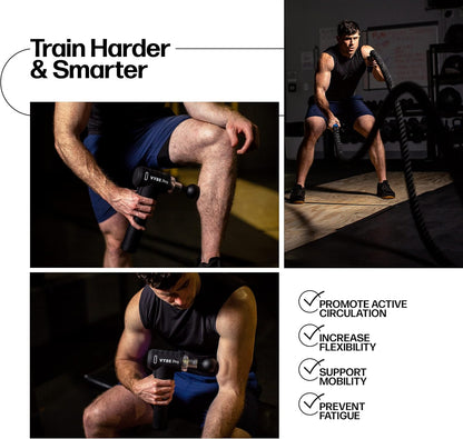 Exerscribe Vybe Pro Muscle Massage Gun for Athletes for Body,Back,Shoulder Pain- (New)