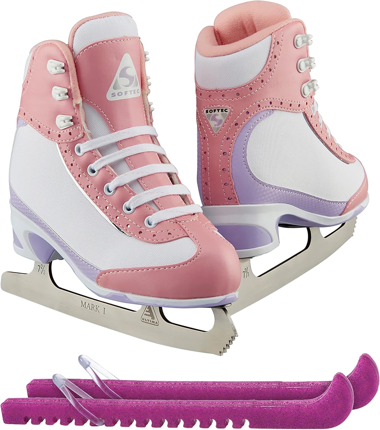Jackson Ultima Softec Vista Figure Ice Skates with Skate Guards for Women (Used)