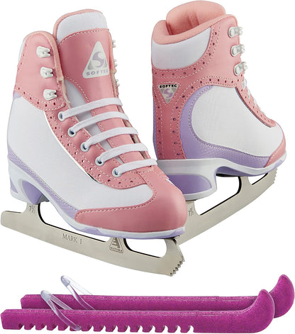Jackson Ultima Softec Vista Figure Ice Skates with Skate Guards for Women (Used)