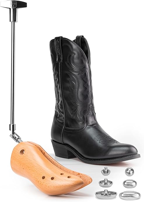 HOUNDSBAY Bloodhound Professional Western Cowboy Boot Stretcher for Men & Women (New)