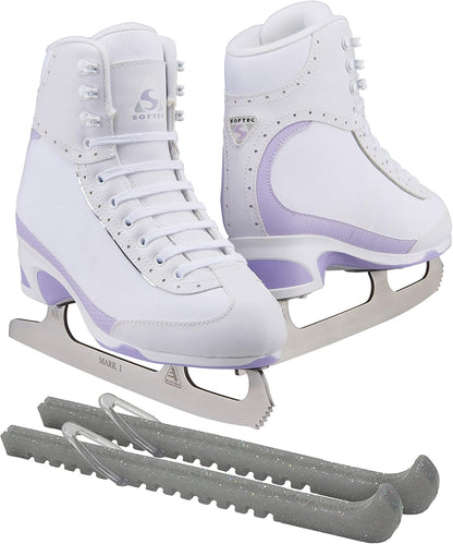 Jackson Ultima Softec Vista Women Figure Skates, Guardog Guards - White, Adult 6 (Like New)
