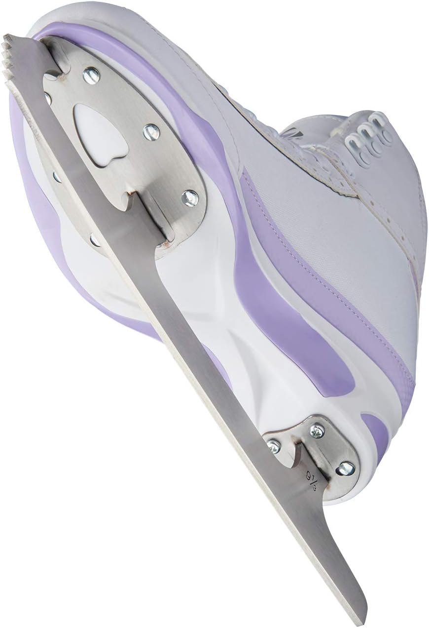 Jackson Ultima Softec Vista Women Figure Skates, Guardog Guards - White, Adult 6 (Like New)
