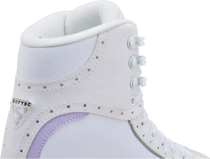 Jackson Ultima Softec Vista Women Figure Skates, Guardog Guards - White, Adult 6 (Like New)
