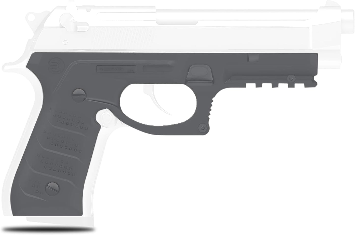 Recover Tactical BC2 Grip & Rail System Beretta 92/M9 Polymer � Phantom Grey (Like New)