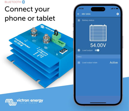 Victron Energy Smart Batteryprotect With Built-In Bluetooth, 48 Volts, Blue (Used)