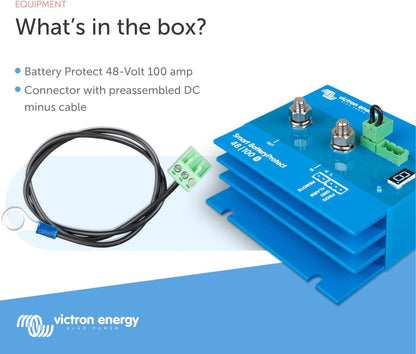 Victron Energy Smart Batteryprotect With Built-In Bluetooth, 48 Volts, Blue (Used)