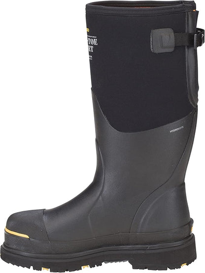 Dryshod Slip Resistant Steel-Toe Gusset Work Safety Shoes for Mens, Black - M12 (Used)