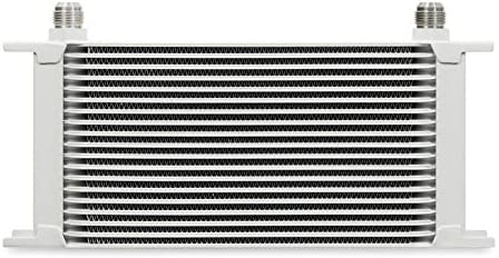 Mishimoto MMOC-19WT Universal 19 Row Stacked-plate Oil Cooler for Engine, White (Like New)