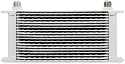 Mishimoto MMOC-19WT Universal 19 Row Stacked-plate Oil Cooler for Engine, White (Like New)