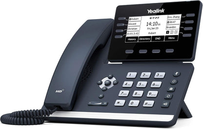 Yealink T53 IP Phone, 12 VoIP Accounts, 3.7" Display, USB 2.0, Gigabit Ethernet (Like New)