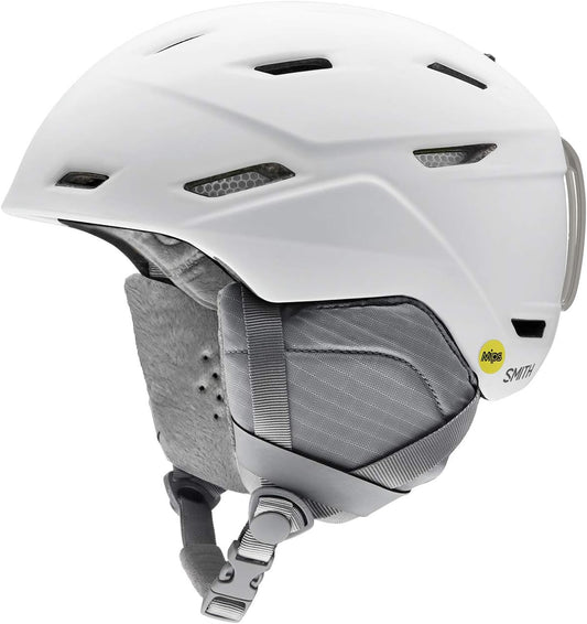 SMITH Mirage MIPS Adult Snowsports Helmet for Women, Matte White - Size Small (Like New)
