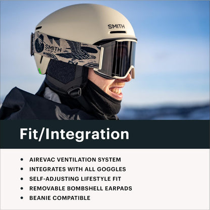 Smith Scout Adult Ski & Snowboard Helmet w/ MIPS Technology, Matte Black - Small (Used, No Retail Box)