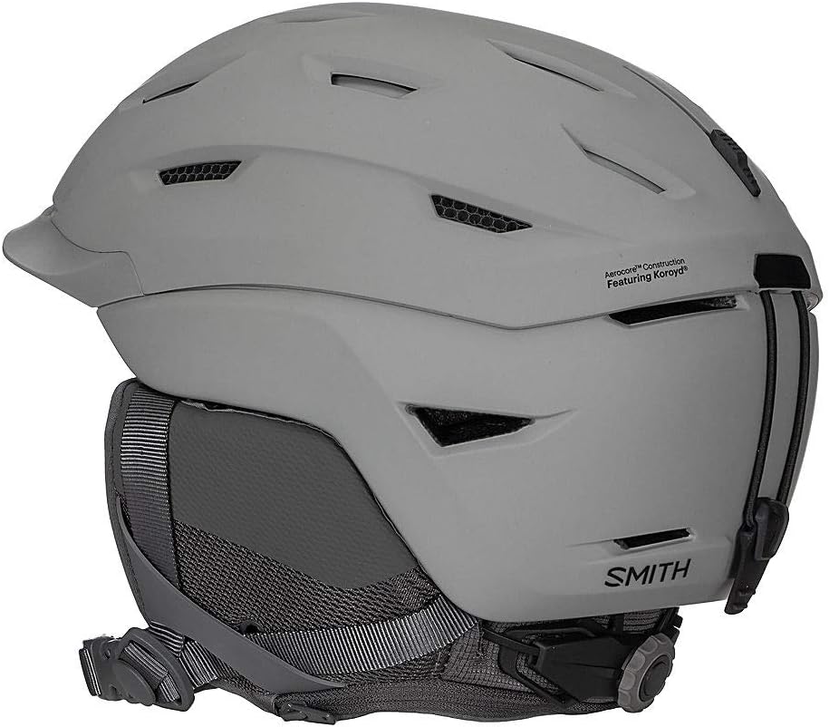 SMITH Optics Level Snowboarding Helmet, Matte Cloudgrey - Medium (55-59cm) (Like New, No Retail Box)