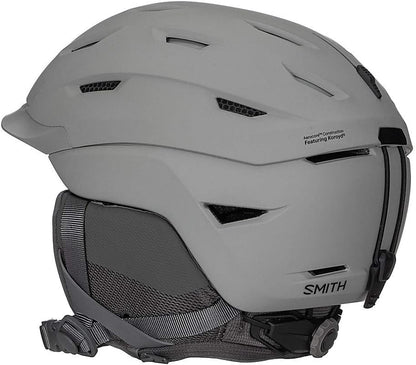 SMITH Optics Level Snowboarding Helmet, Matte Cloudgrey - Medium (55-59cm) (Like New, No Retail Box)